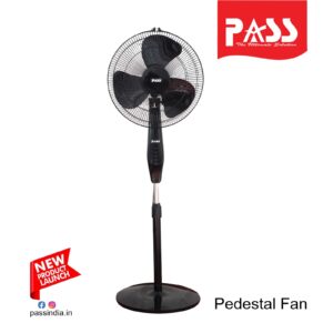 PASS Pedestal Fan – Powerful Airflow with Adjustable Height